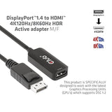 Cac-1088 Displayport1.4 To Hdmi 4K120Hz/8K60Hz Hdr Active Adapter M/F
