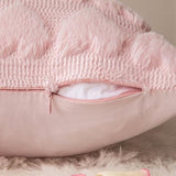 Valentines Pillow Covers 18X18 Inch Set Of 2 Valentines Day Light Pink Heart Love Decorative Cute Soft Plush Faux Fur Throw Pillows For Girl Bedroom Couch Sofa Holiday Home Decor