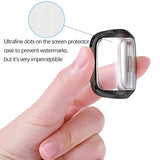 Screen Protective Case Compatible with Fitbit Versa 2 Smartwatch, 3-Pack Soft TPU Full Cover Cases Compatible with Fitbit Versa 2 Watch,