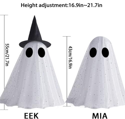 Halloween Ghost Decorations,Spooky Ghost Crafts for Halloween Decor Indoor