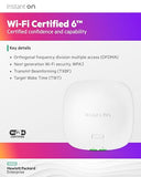 Hpe Networking Instant On Access Point Ap21 2X2 Wifi 6 Indoor Wireless Access Point | Single-Room, Secure, Smart Mesh Support | Power Source Not Included | Us Model (S1T08A)
