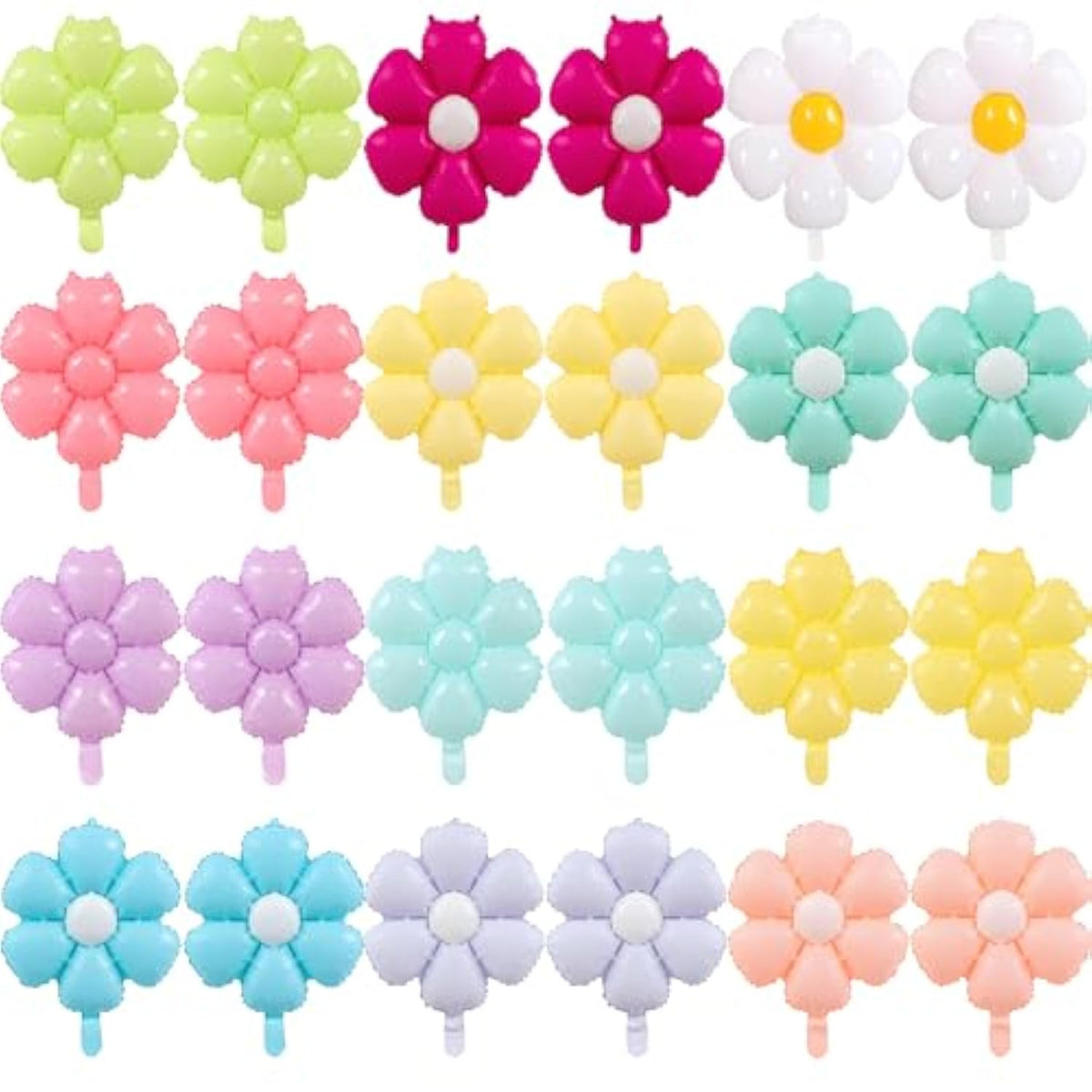 9Pcs Pink Halloween Balloons - BOO, Bat & Ghost Foil Balloons for Party Decorations