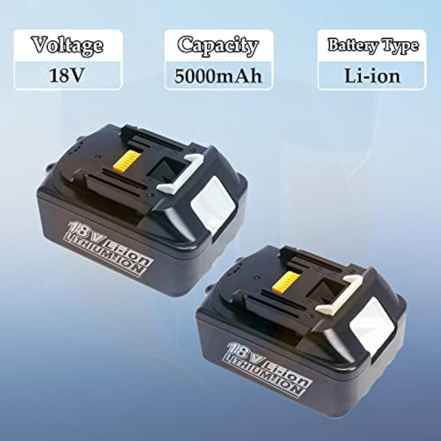 2Pcs Bl1850 Bl1850B 18V 5.0Ah Batteries With Dual Rapid Charger Dc18Rd Compatible With Makita Bl1830 Bl1840 Bl1850 Bl1860 With Makita Radios Dmr1001 Dmr101 Dmr102 Dmr103B Dmr104