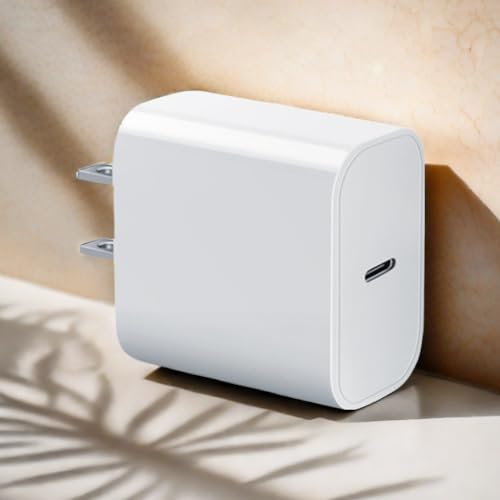 Fast Usb-C Charger Block 20W For Iphone 17/16/15 Charger, Apple Watch/Iwatch Series Ultra/11/10/9/8/7/6/Se/Se2/5/4/3, Type-C Pd Fast Charging Usbc Power Adapter Plug For Airpods 4/3/2/1, 1-Pack White