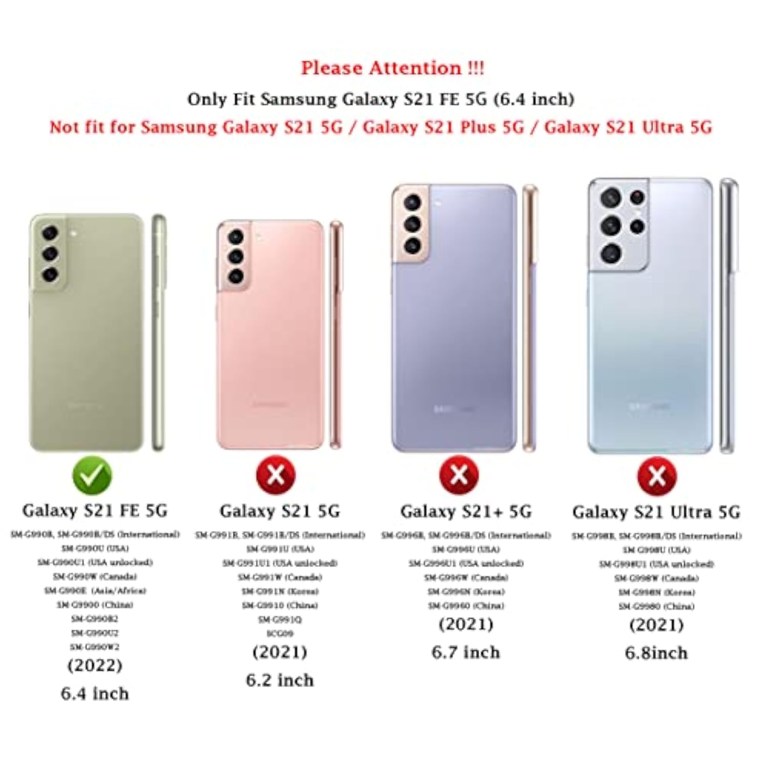 For Samsung Galaxy S21 Fe 5G Case With Camera Lens Cover Hd Screen Protector, Military-Grade Drop Tested Magnetic Ring Holder Kickstand Protective Phone Case For Samsung Galaxy S21 Fe 5G (Navy Blue)