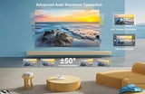 [Ai Auto Focus/Auto Lens Cap] Outdoor-Projector-4K With Wifi 6 And Bluetooth: 1500 Ansi Portable Projector With Auto 6D Keystone & Zoom, Native 1080P Movie Proyector 2026 Upgraded