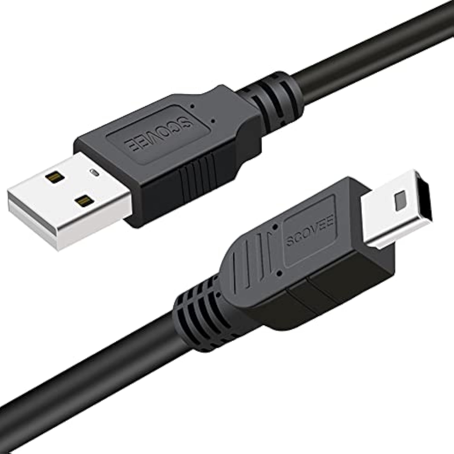 Camera Usb Cable Cord For Canon Rebel/Powershot/Eos/Dslr/Elph Digital Cameras,