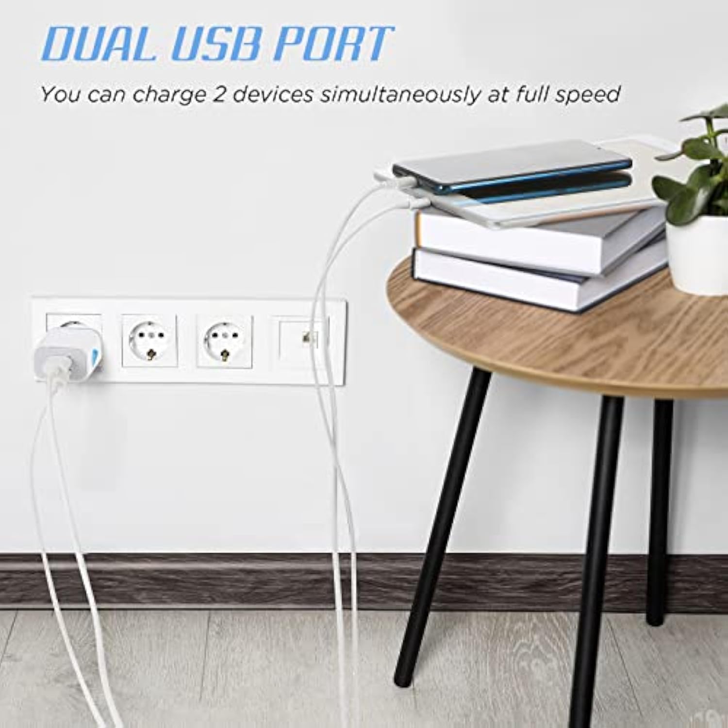 12 Pcs Usb Charger Block Bulk Charger Adapter Cube 2.1A Fast Usb Plugs For Wall Outlet Travel Adapter Most Smartphones And Tablets, Colorful