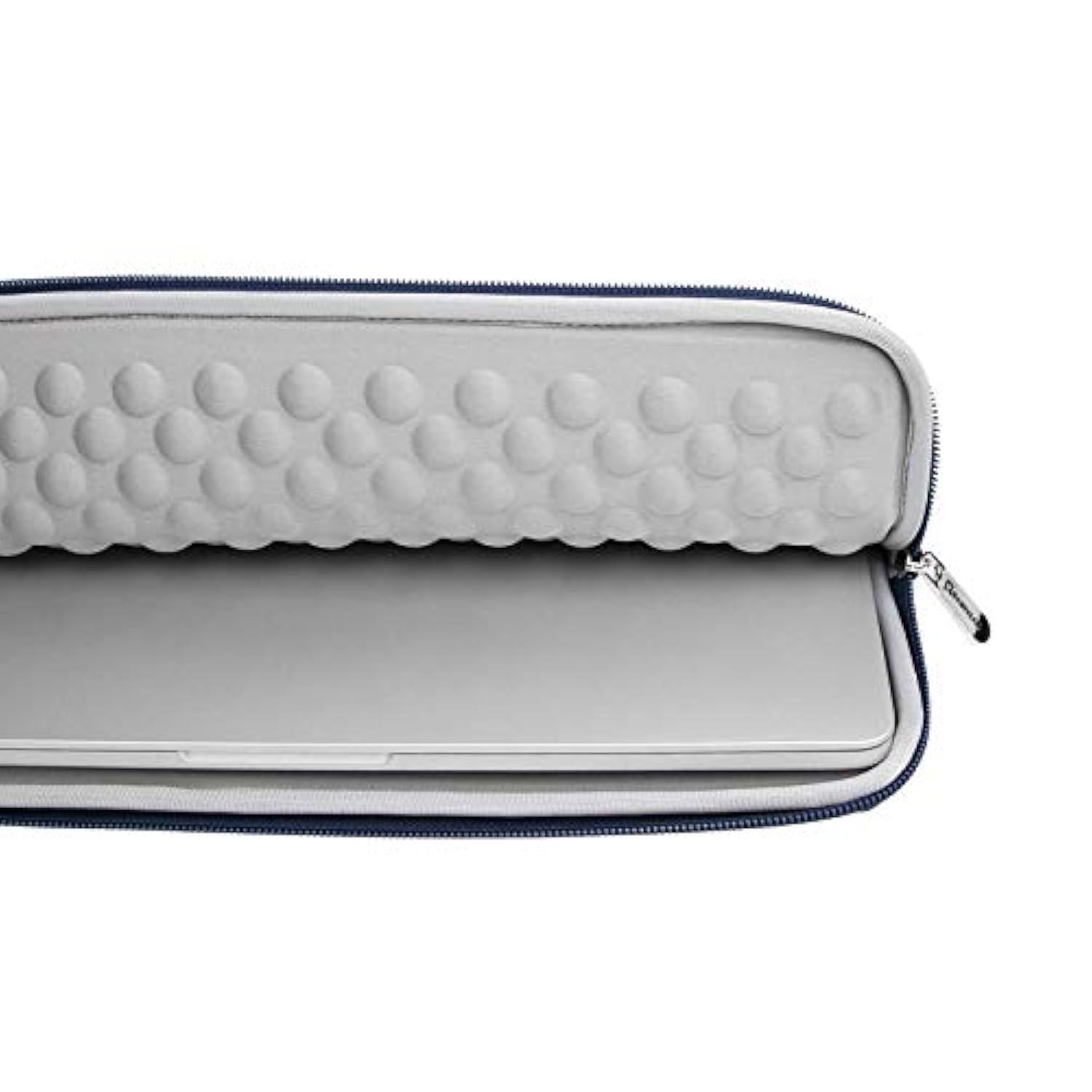 Rainyear 15 Inch Laptop Sleeve Diamond Pu Leather Case Shockproof Zipper Cover Carrying Bag Specially Compatible With 15.4" Macbook Pro/Air, Surface Laptop 3/4 15", New Xps 15 Touch (Navy Blue)