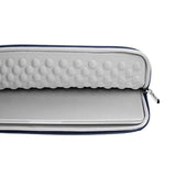 Rainyear 15 Inch Laptop Sleeve Diamond Pu Leather Case Shockproof Zipper Cover Carrying Bag Specially Compatible With 15.4" Macbook Pro/Air, Surface Laptop 3/4 15", New Xps 15 Touch (Navy Blue)