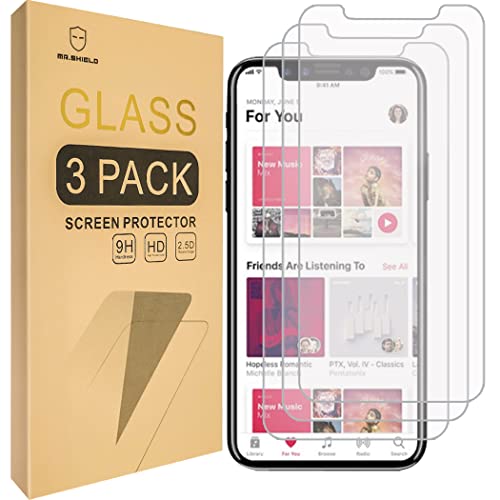 [3-PACK] Designed For iPhone 11 Pro/iPhone XS [Tempered Glass] Screen Protector [Japan Glass With 9H Hardness] with Lifetime Replacement