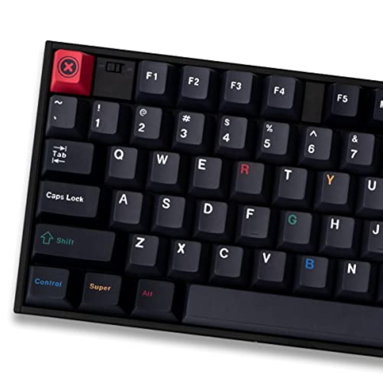 Pbt Black Gray Keycaps 153 Keys Cherry Profile Custom Iso Ansi Keyboard Keycap