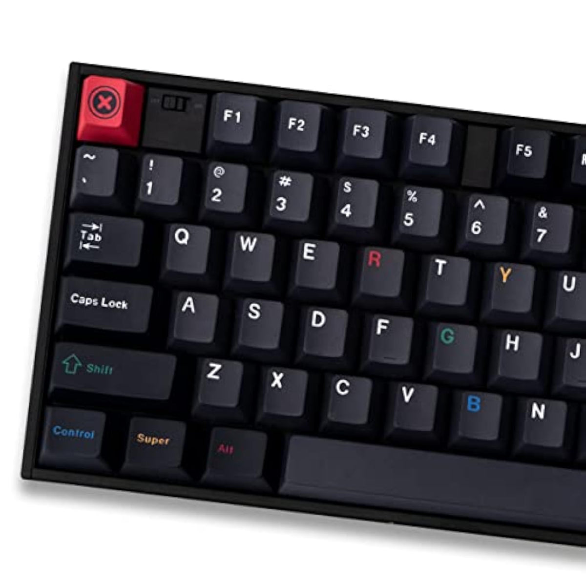 Pbt Black Gray Keycaps 153 Keys Cherry Profile Custom Iso Ansi Keyboard Keycap