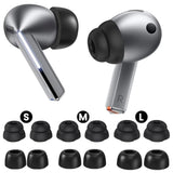 6 Pairs Ear Tips Set For Samsung Galaxy Buds3 Pro (2024), S/M/L?3 Pairs Memory Foam+3 Pairs Double Flange Silicone ? Earbuds Replacement Fit In Case Compatible With Samsung Galaxy Buds 3 Pro