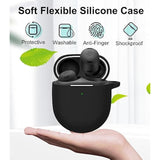 Pixel Buds Pro Case Ear Tips Kit, Silicone Soft Cover 3 Pairs Replacement Eartips With Keychain Accessories Set Compatible With Google Pixel Buds Pro Black