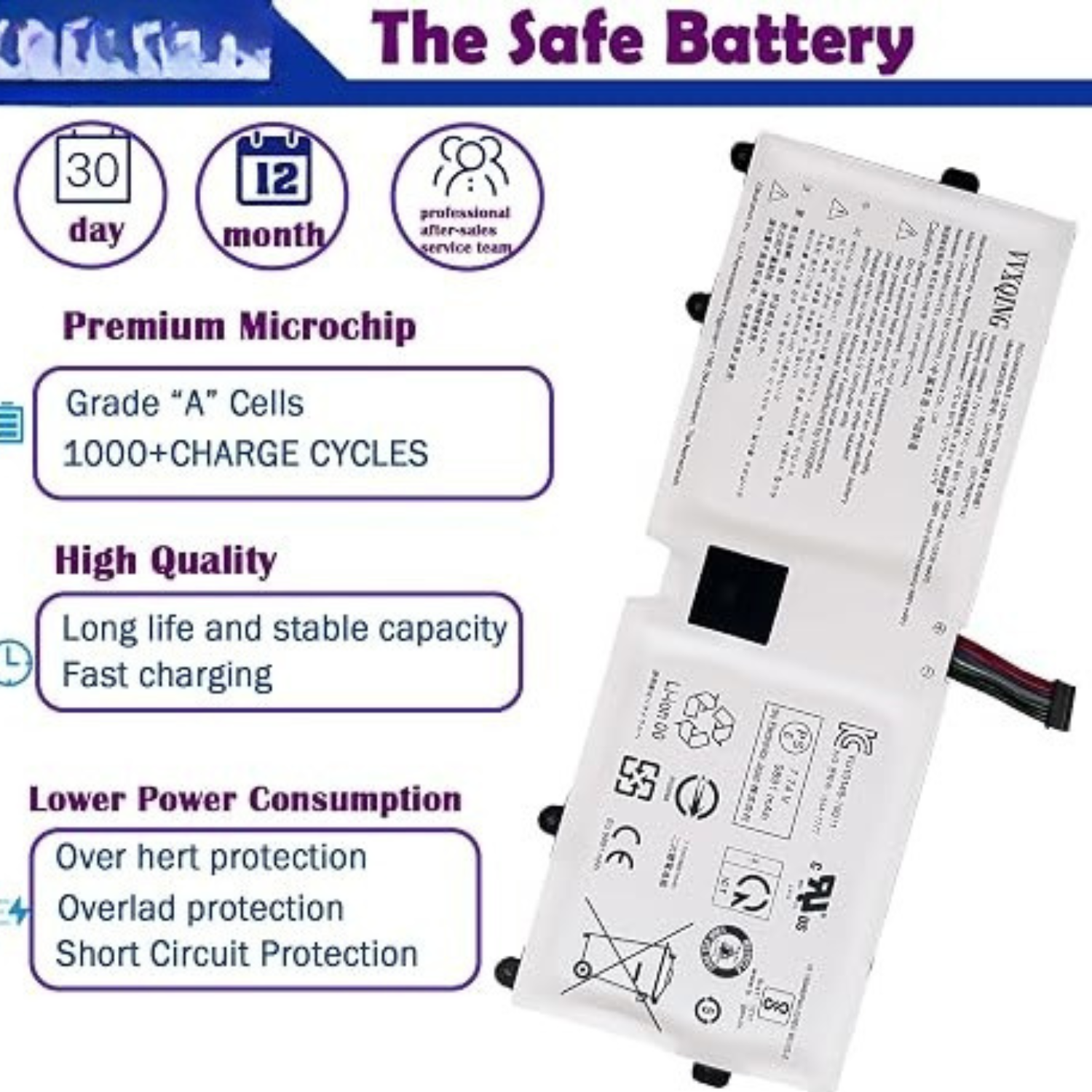 LG LBV7227E 80Wh Laptop Battery Replacement for Gram 15 16 17 2020 2021 Series