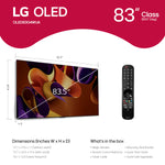 LG - 83" Class G4 Series OLED evo 4K UHD Smart webOS TV with One Wall Design (2024)