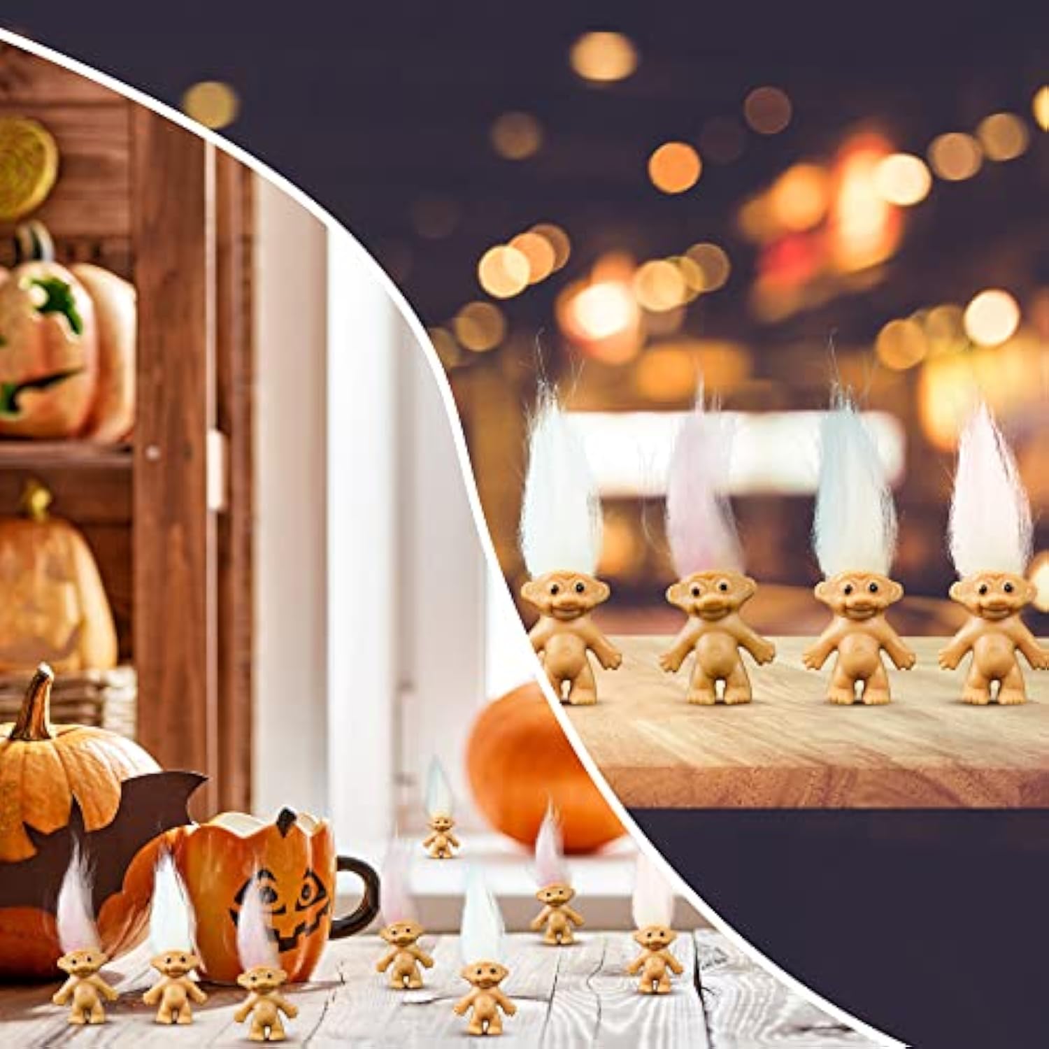 10 Pcs Lucky Dolls Set Mini Troll Dolls Pvc Vintage Doll Mini Action Figures Cake Toppers For Party Favors School Projects Arts And Crafts Toys Party Supplies