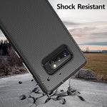 For Samsung Galaxy Note 8 Case, Dual Defender Durable Designed Shockproof Antiscratch Phone Case, Dual Layer Heavy Duty Protection Cover For Samsung Galaxy Note 8, Black