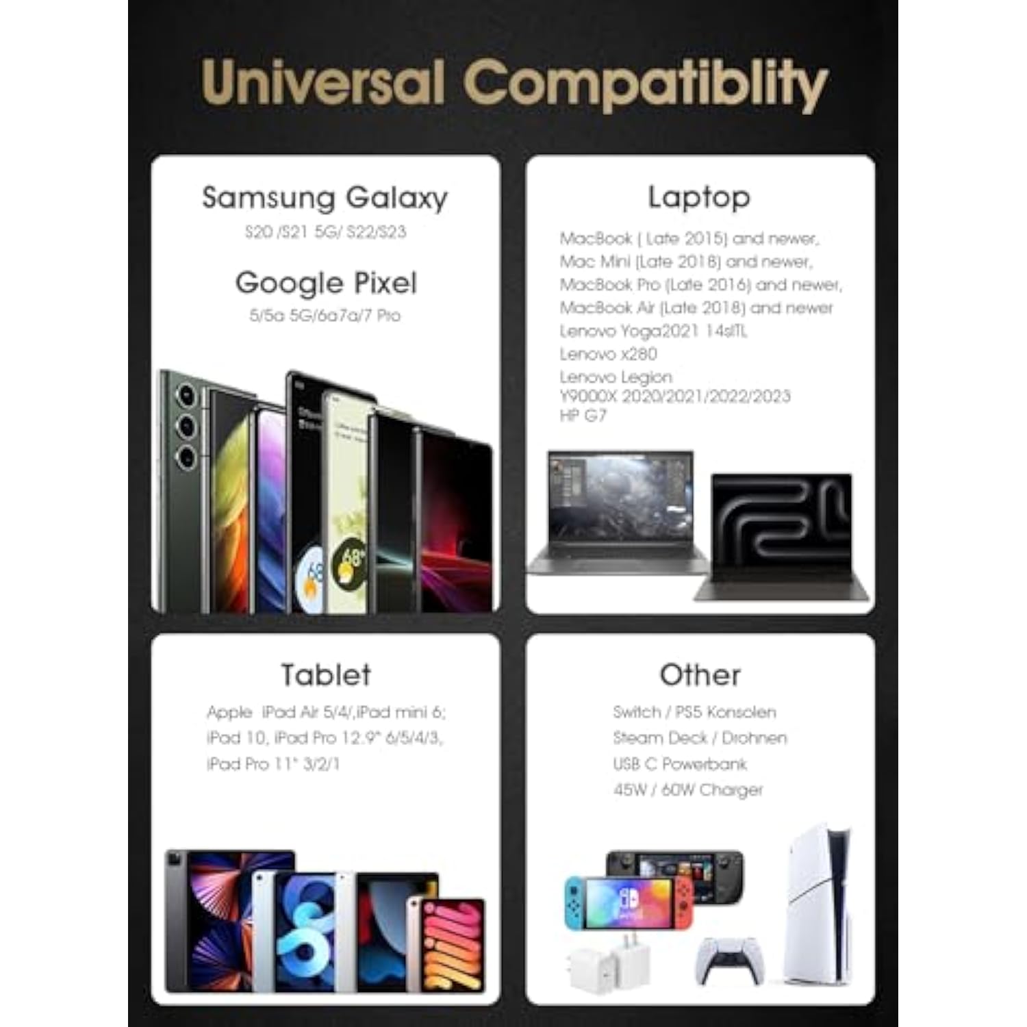 10Ft Usb C To Usb C Cable, Type C Charger Cord Right Angle 2Pack, 60W Fast Charger Usb C 90 Degree For Iphone 15/16 Pro Max Plus, Ipad Pro, Usb C Cable For Samsung S24 S23 S22