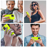 Fluorescent Green Silicone Phone Case for iPhone 12 and iPhone 12 Pro
