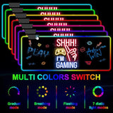 Rgb Gaming Mouse Pad, Large Mousepad With Led Light 13 Light Modes Touch Control Extended Soft Computer Keyboard Mat Pad, Desk Mat With Non-Slip Rubber Base For Macbook, Pc & Laptop(31.5X11.8)