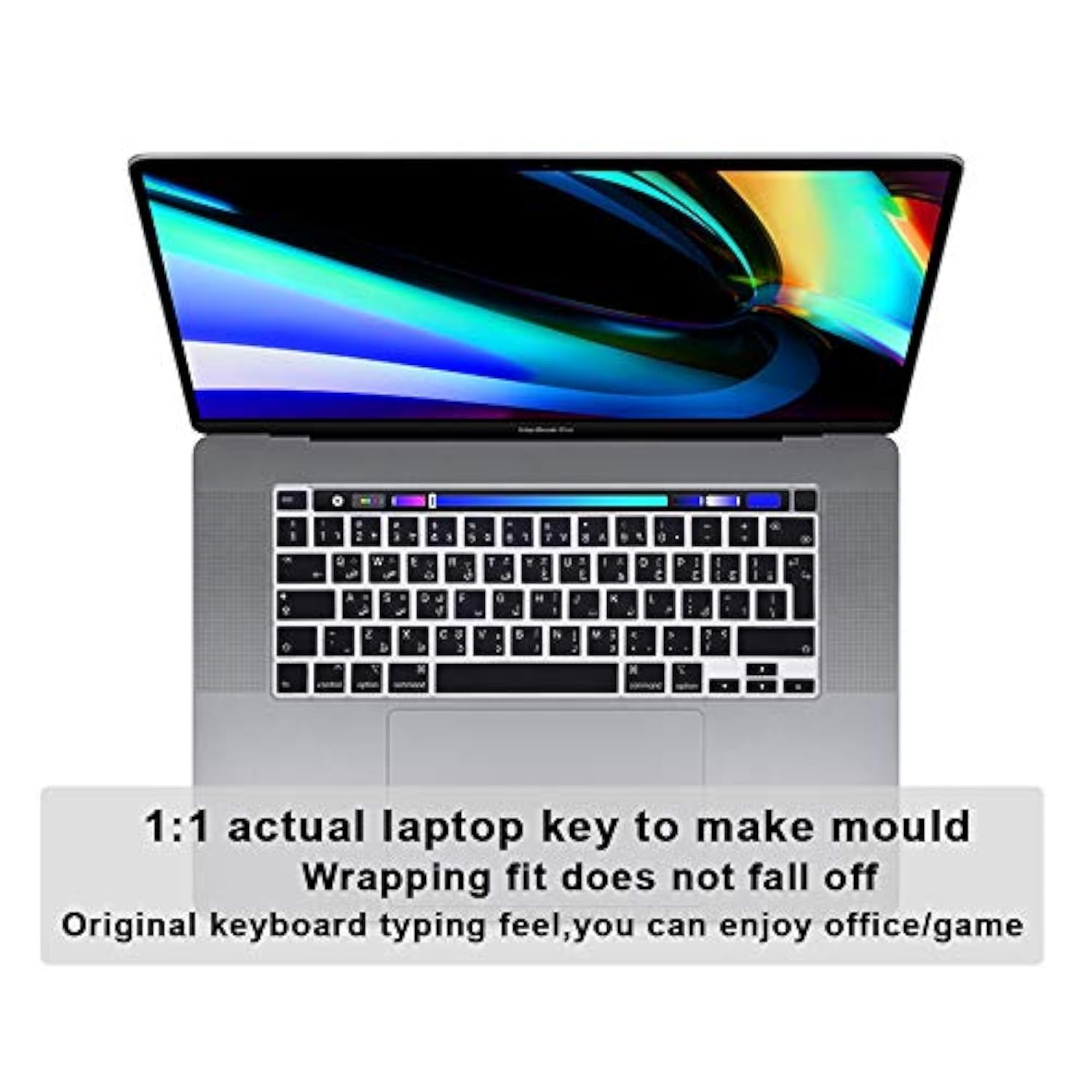 Arabic Language Silicone Keyboard Cover Skin For Macbook Pro 16 Inch A2141 201