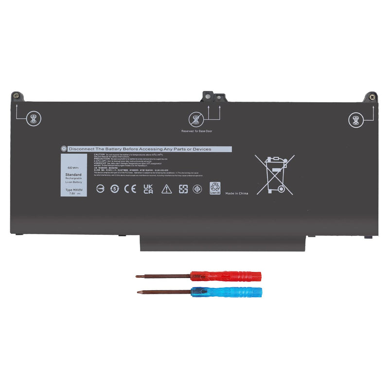 60Wh Mxv9V Battery For Dell Latitude 5300 5310 7300 7400 E5300 E7300 E7400 Lat