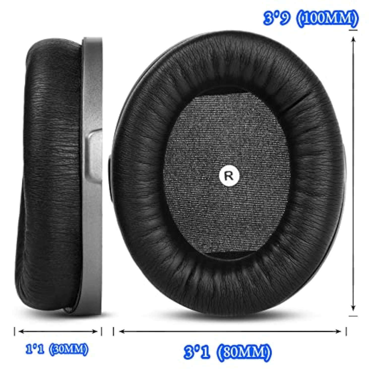 Ear Pads Ear Cushions Cover Compatible With Audeze Penrose X/Audeze Mobius/Audeze Penrose/Hyperx Cloud Orbit S Gaming Headphone Padding Headband Memory Foam Parts (Set 3)