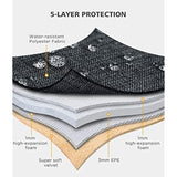 Laptop Sleeve 17 Inch Water-Resistant Computer Case Hand Bag For 17.3" Lenovo Legion 5/5I/Dell G7 17/Ideapad L340/ Hp Gaming Pavilion 17/Envy Laptop 17/Acer Chromebook 317/Asus,Black