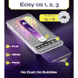 For Iphone 15 & 16 Screen Protector (2Pack), Easy Auto-Dust & Align Install Kit, 6.1" Tempered Glass, 9H Hardness, Ultra Hd Clear, Case Friendly, Wondershield