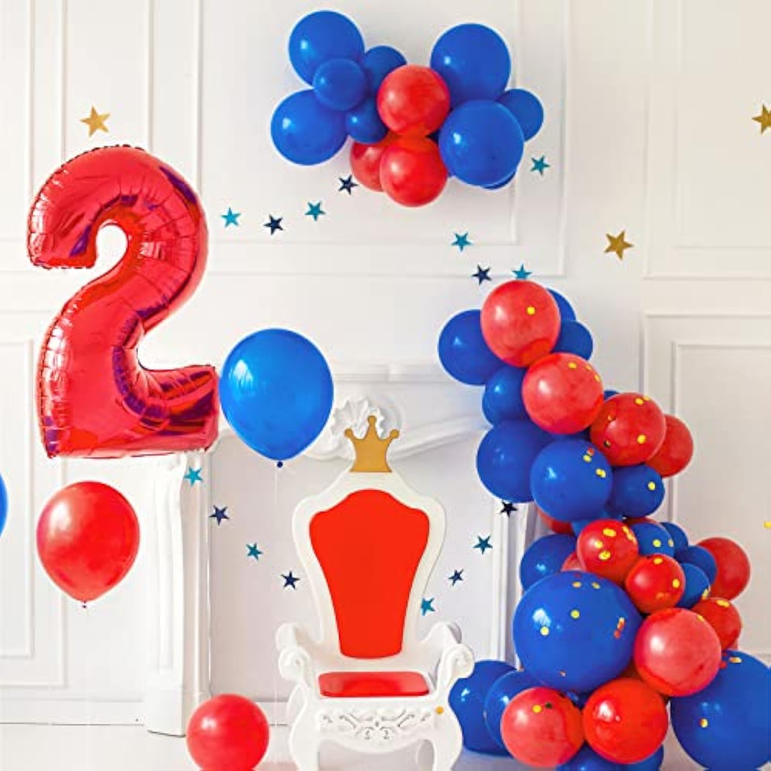 Red Balloons 12 Inch, 50 Pack Red Latex Party Balloons Helium Quality