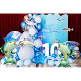 10Pc Rainbow Trout/Salmon Balloons: Fishing Party Supplies for Fisherman/Father's Day