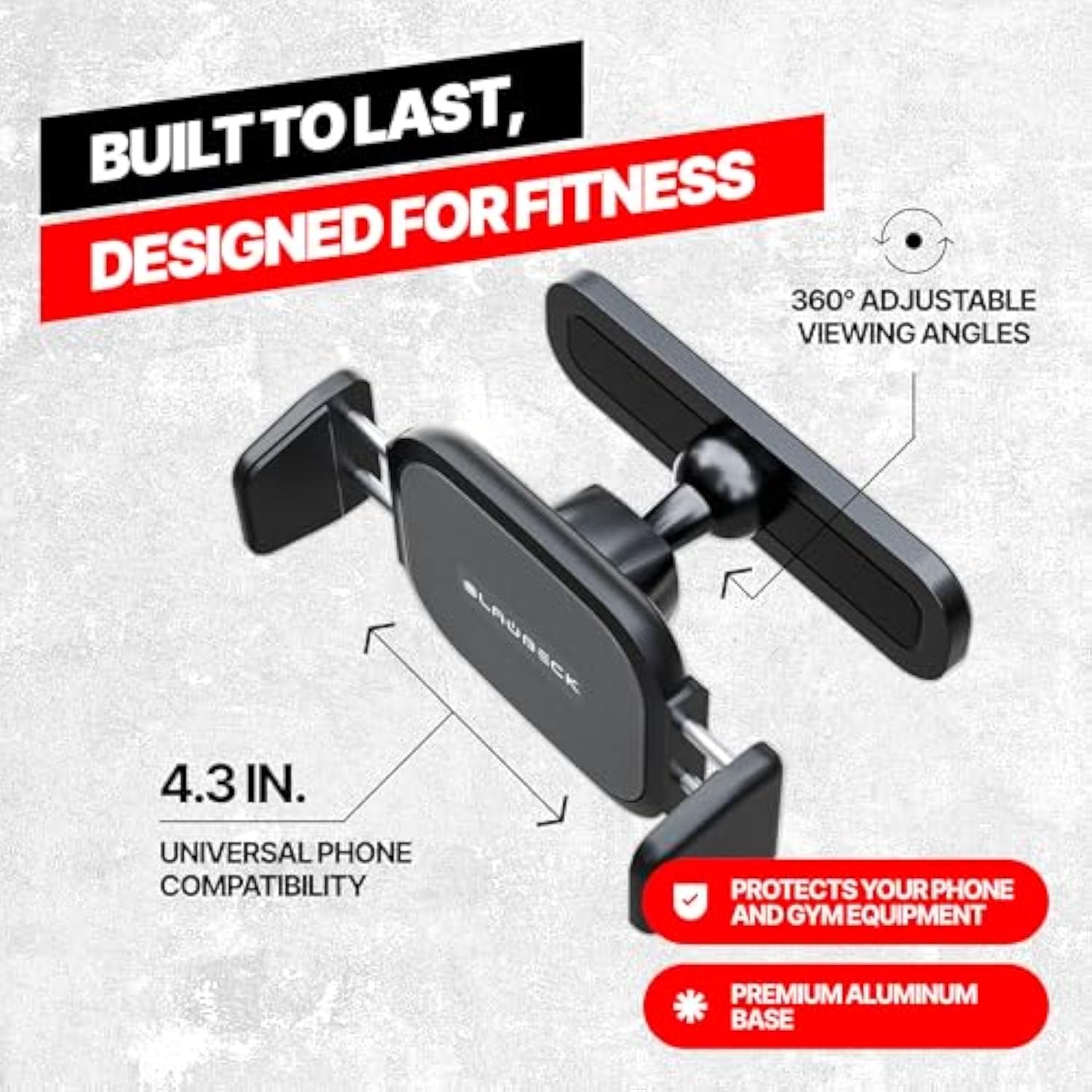 Magnetic Phone Holder For Gym – Essential Gym Rats Stuff – Magnetic Tripod For Iphone And Magnet Phone Mount– Home Workout Accessories And Gear