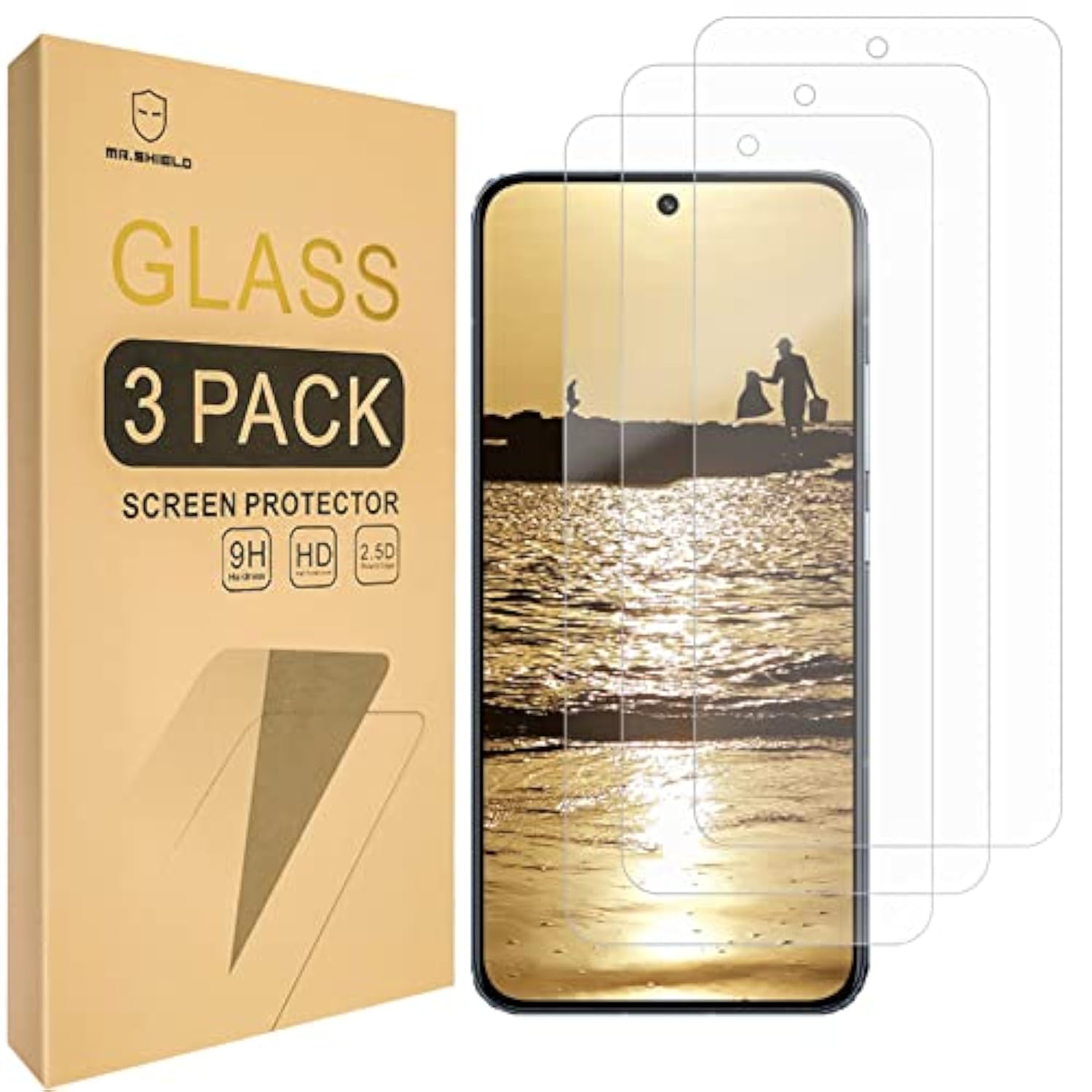 [3-Pack] Designed For Xiaomi 13 [Tempered Glass] [Japan Glass With 9H Hardness] Screen Protector