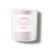 Cheers Scented Holiday Candle - Aesthetic Winter Candle For Home, Prosecco, Red Currant & Sparkling Musk, Clean Coco Wax Blend, Vegan, Paraben Free, 50-Hour Burn, Christmas Decor - 8Oz
