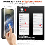 For Samsung Galaxy S25 Ultra Case With Magnetic,[Compatible With Magsafe][12Ft Military Dropproof][2*Screen Protector] Translucent Anti-Slip Back Slim Shockproof Case For S25 Ultra-Black