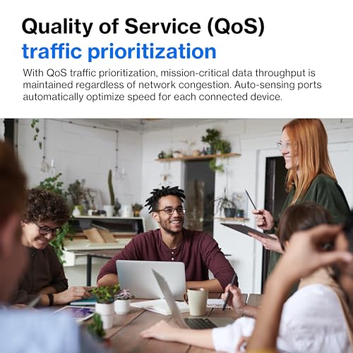 Lgs116P 16 Port Gigabit Unmanaged Network Poe Switch With 8 Poe+ Ports @ 80W - Ideal For Business, Home, Office, Ip Surveillance - Ethernet Switch Hub With Metal Housing, Desktop / Wall Mount