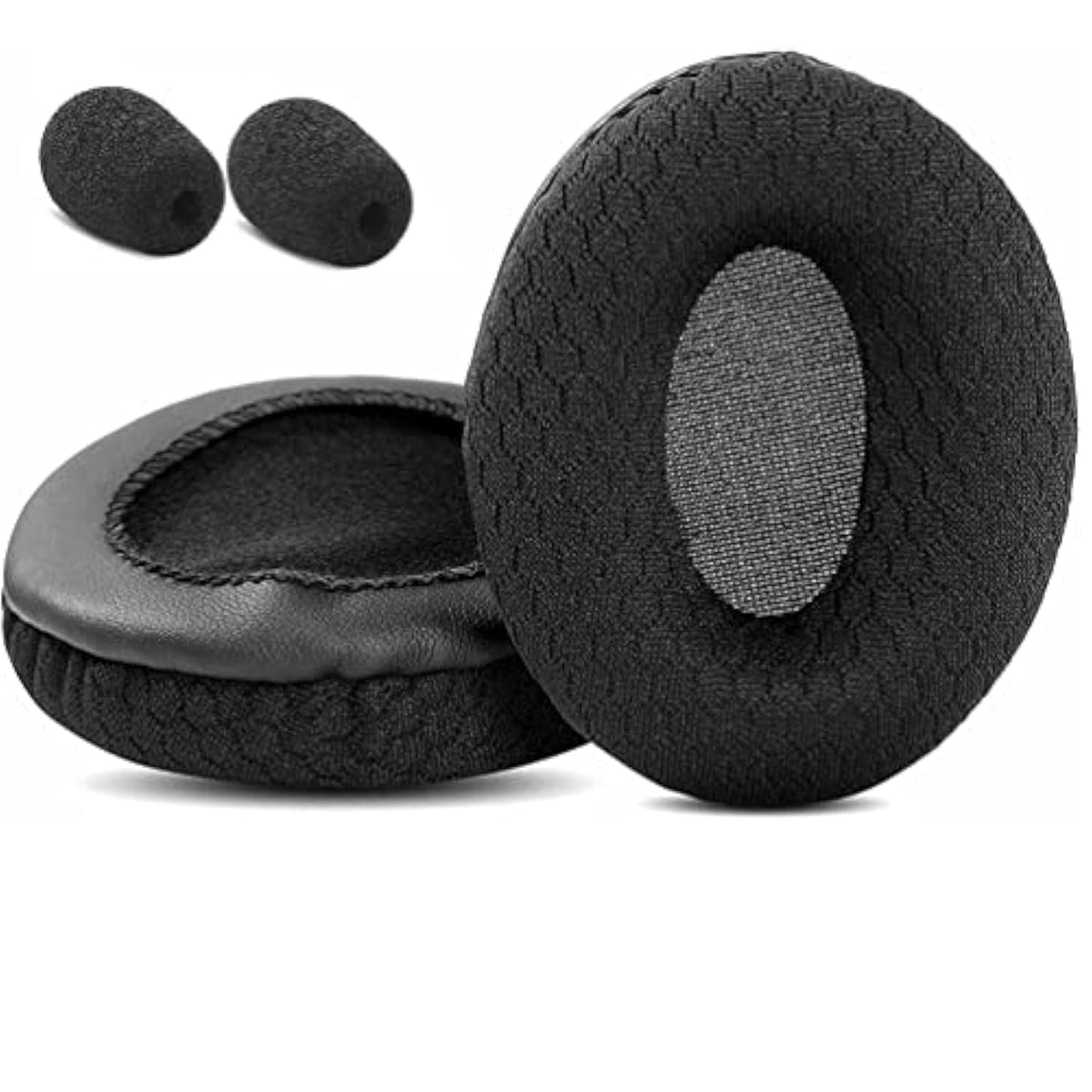 Sennheiser Pc8.2/Pc5.2/Pc3.2 Chat Headset Earpads Replacement Black Fabric, Memory Foam Breathable Ear Pads
