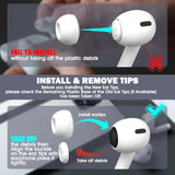 4 Pairs Replacement Ear Tips For Airpods Pro/Airpods Pro 2 With Noise Reduction Hole, Non-Slip Soft Silicone Airpods Pro Replacement Ear Tips With Portable Storage Box (Xs/S/M/L)