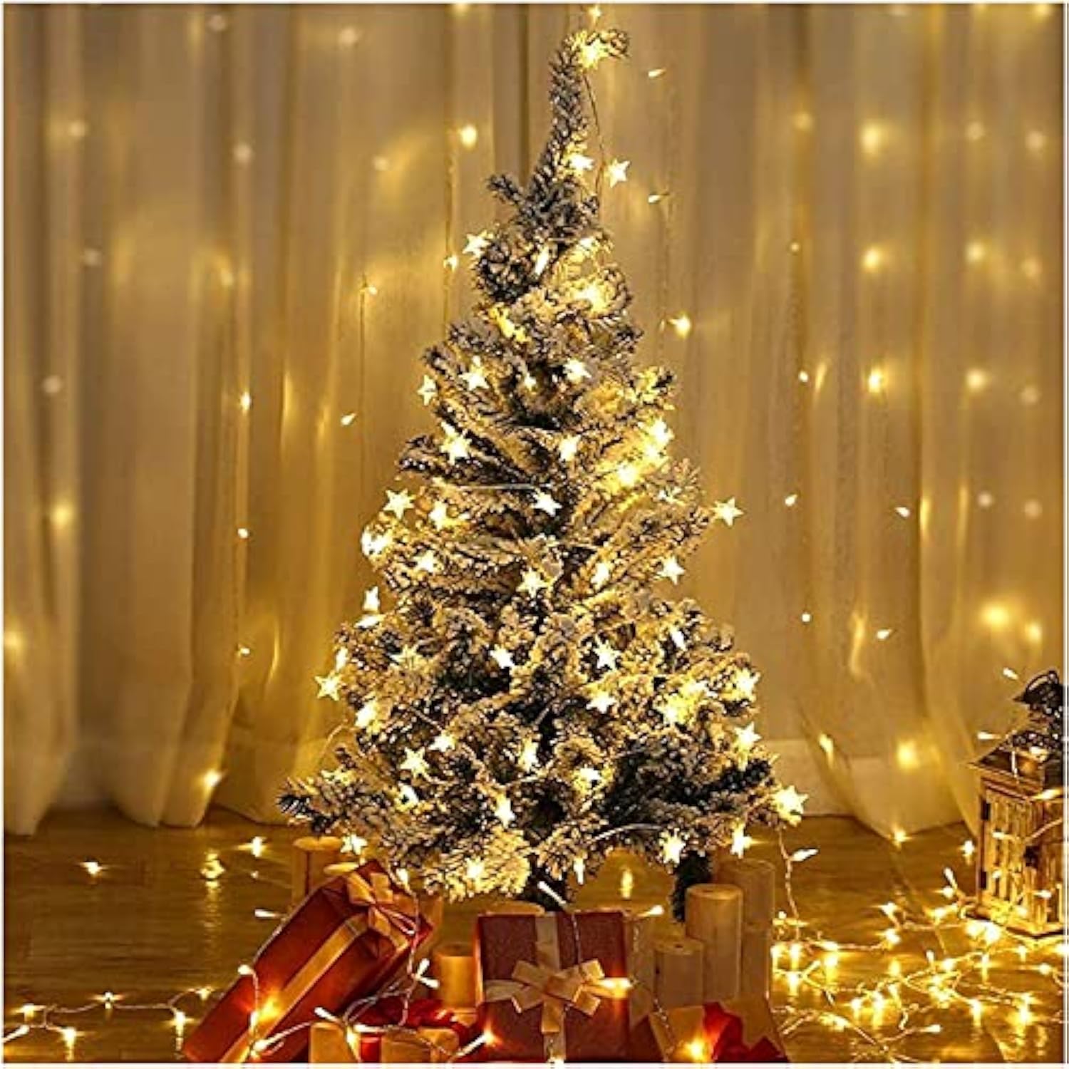 Star String Lights 10Ft 20 Led Fairy Lights Battery Operated Waterproof Indoor Outdoor Twinkle Christmas Lights For Bedr