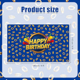 6x4 Ft Cartoon Birthday Backdrop – Happy Birthday Banner for Boys & Girls Party