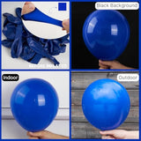 Persian Blue Balloons, 100 Pcs 10 Inch Dark Blue Balloons, Blue Balloo