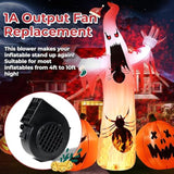 Replacement 1A Blower For Christmas Inflatables, 1.25A Adapter For Christmas Yard Inflatable Blow Up Outdoor Holiday Yar
