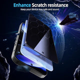 For Google Pixel 9 Screen Protector Privacy [Auto Alignment/Dust Removal],Bubble-Free,[100% Fingerprint Unlock] Easy Installation Full Coverage [Phone Case Friendly] Anti-Spy [Non-Glass] 2 Packs