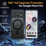 Google Pixel 6 Pro Case with Mag-Safe Compatibility, Black Finish
