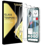 (3 Pack) For Nothing Phone 3 Screen Protector,Tempered Glass Flim,9H Hardness,Anti-Scratch, Case Friendly, Bubble Free,Hd Clear