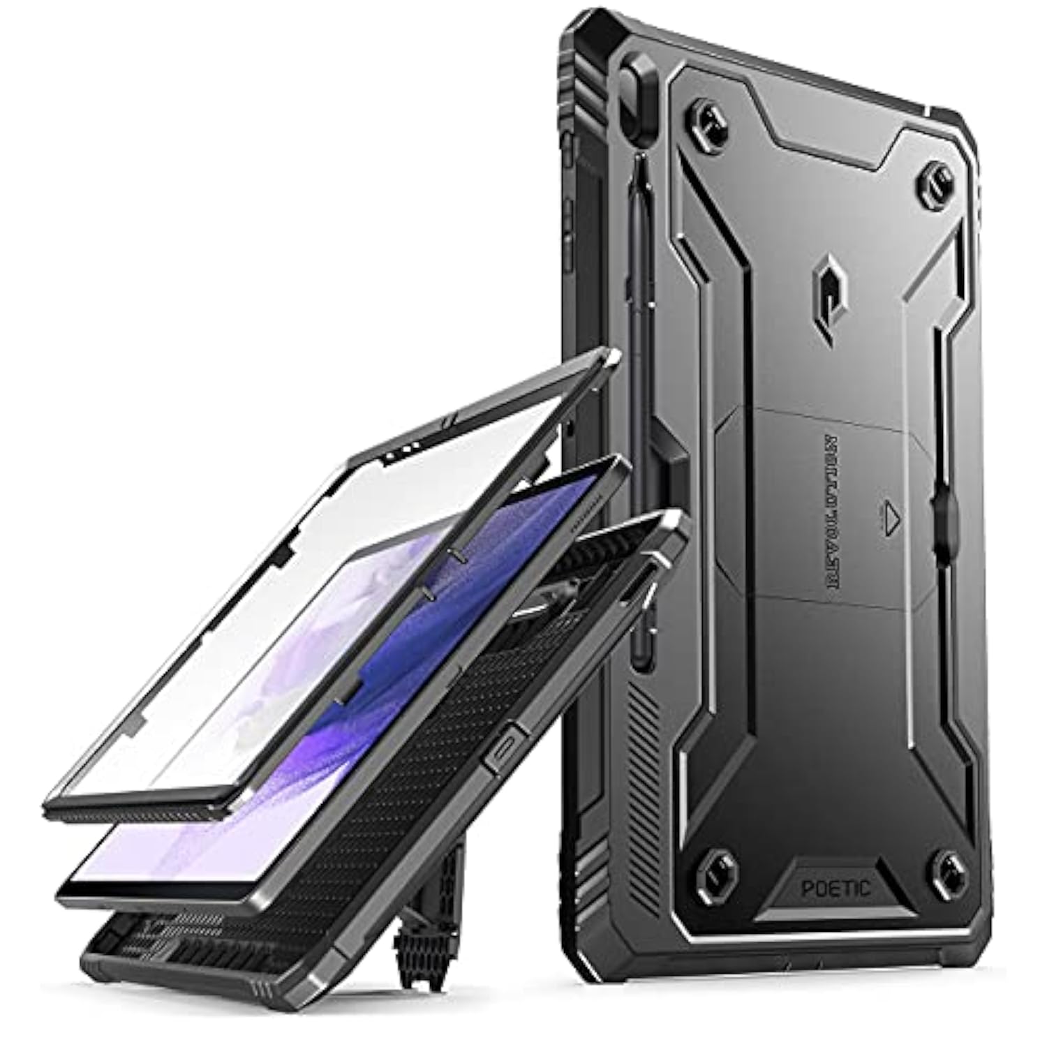 Revolution Series For Galaxy Tab S7 Fe 12.4 Inch 2021 Case With S Pen Holder,