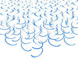 Blue Hanging Swirl Decorations Plastic Streamers Foil Swirls Ceiling Decorations Wedding Baby Shower Birthday Party Decorations, Pack Of 30