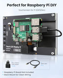 Raspbery Pi Screen 7-Inch: 1024×600 Lcd Capacitive Touchscreen Monitor With Stand, Mini Portable Hdmi Monitors Ips Touch Display For Raspbery Pi 5/4/3/2/Zero, Windows/Linux/Android